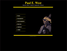 Tablet Screenshot of paulwestjazz.com